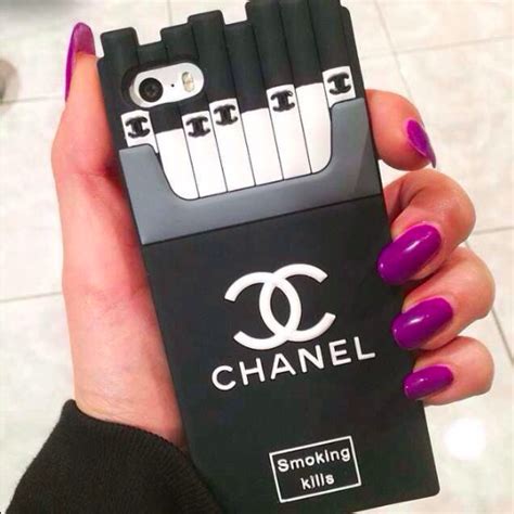 fake chanel phone case|iphone case chanel smoking kills.